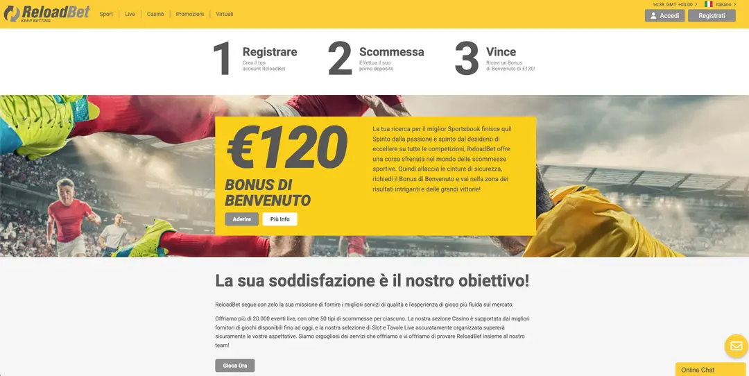 ReloadBet Casinò