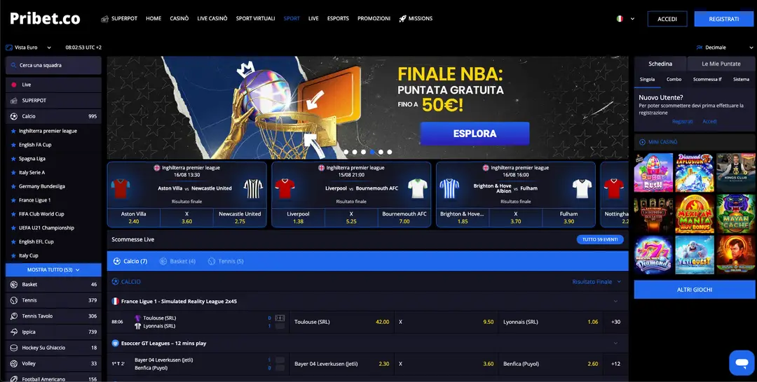 PriBet Scommesse