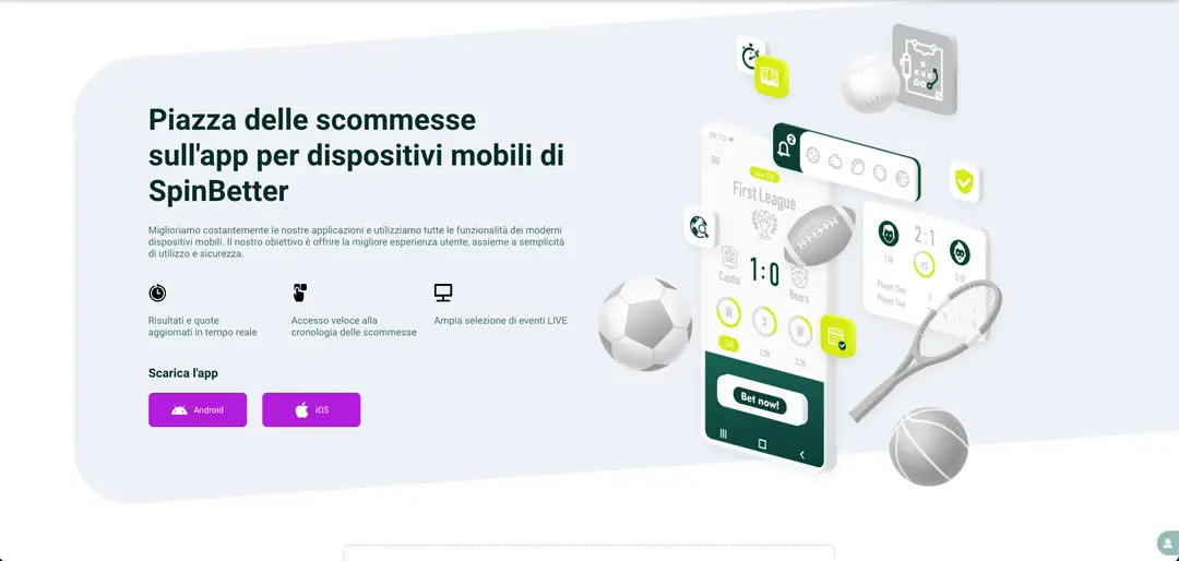 SpinBetter Mobile e Accessibilità