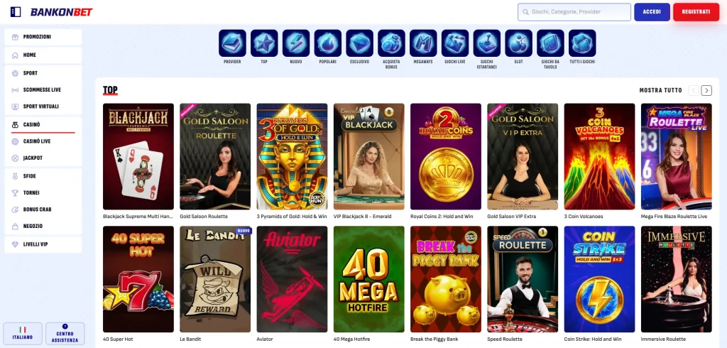 Giochi Bankonbet