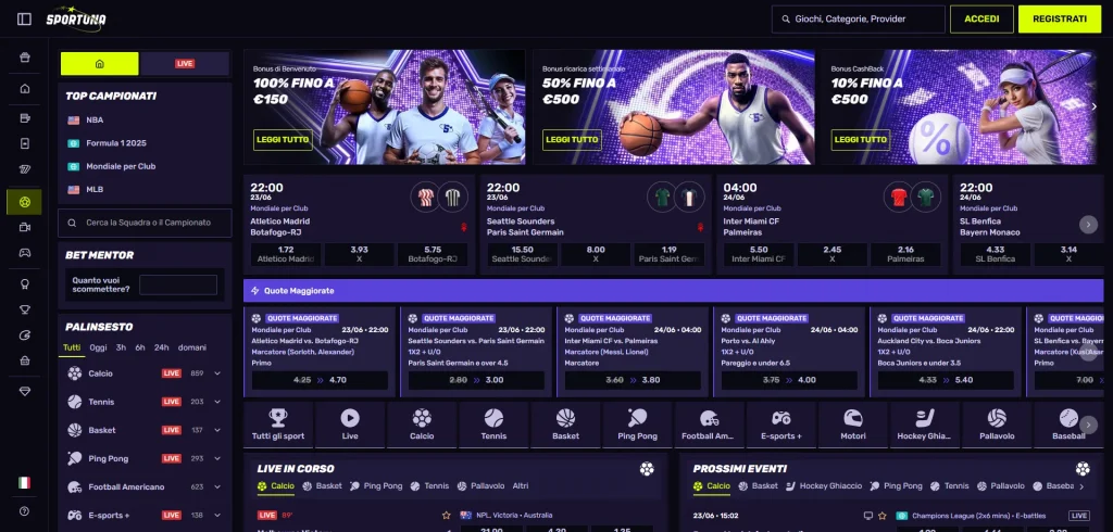 sportuna scommesse