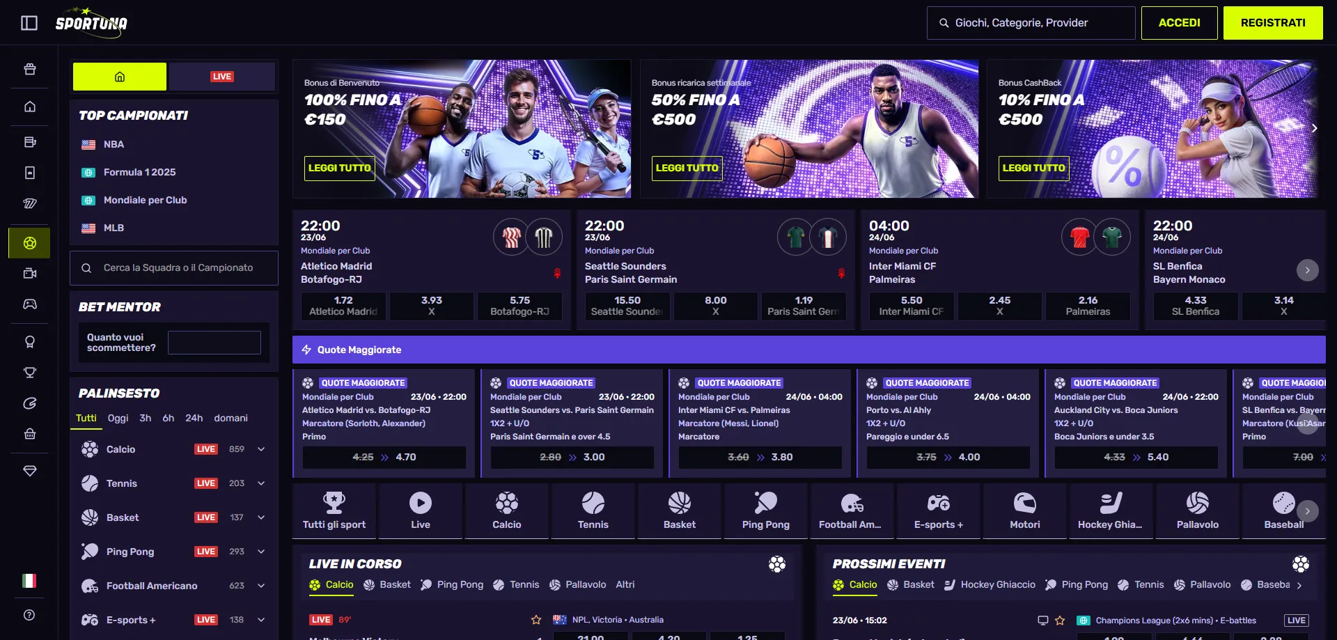 Sportuna Bookmaker