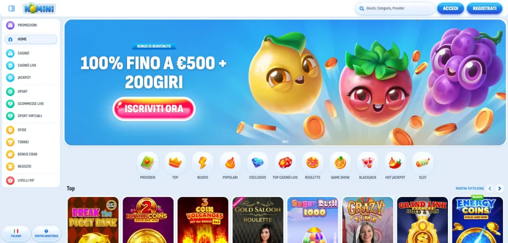 nomini casinò